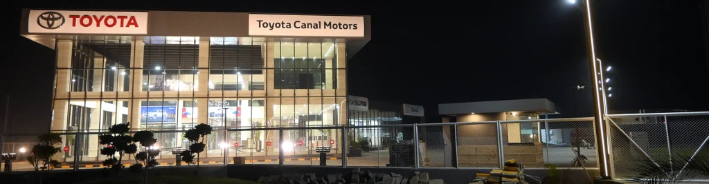 Toyota Canal Motors Gujranwala Car Showroom